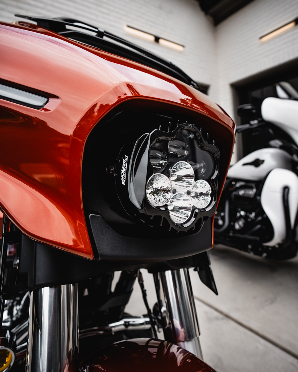 LED Headlight - Shark Demon® - FLHX/FLHL