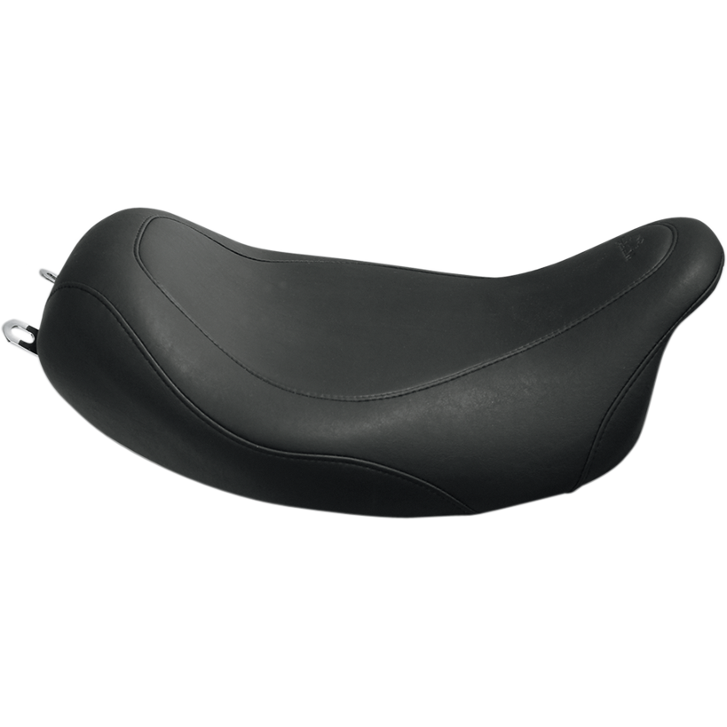 Seat - Wide Tripper™ Solo - Without Backrest - Smooth - Black - FL '08-'25