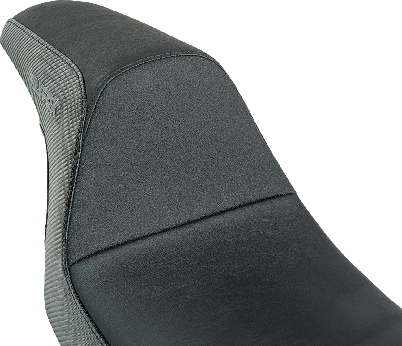 Drifter Seat - Gray Logo - Black Vinyl - Smooth - FXR '82-'00