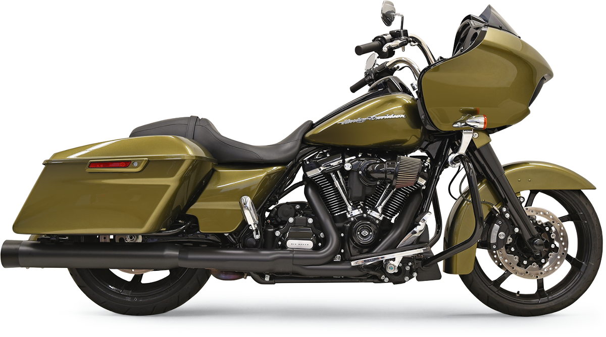 DNT Straight Can Mufflers For FL - Black