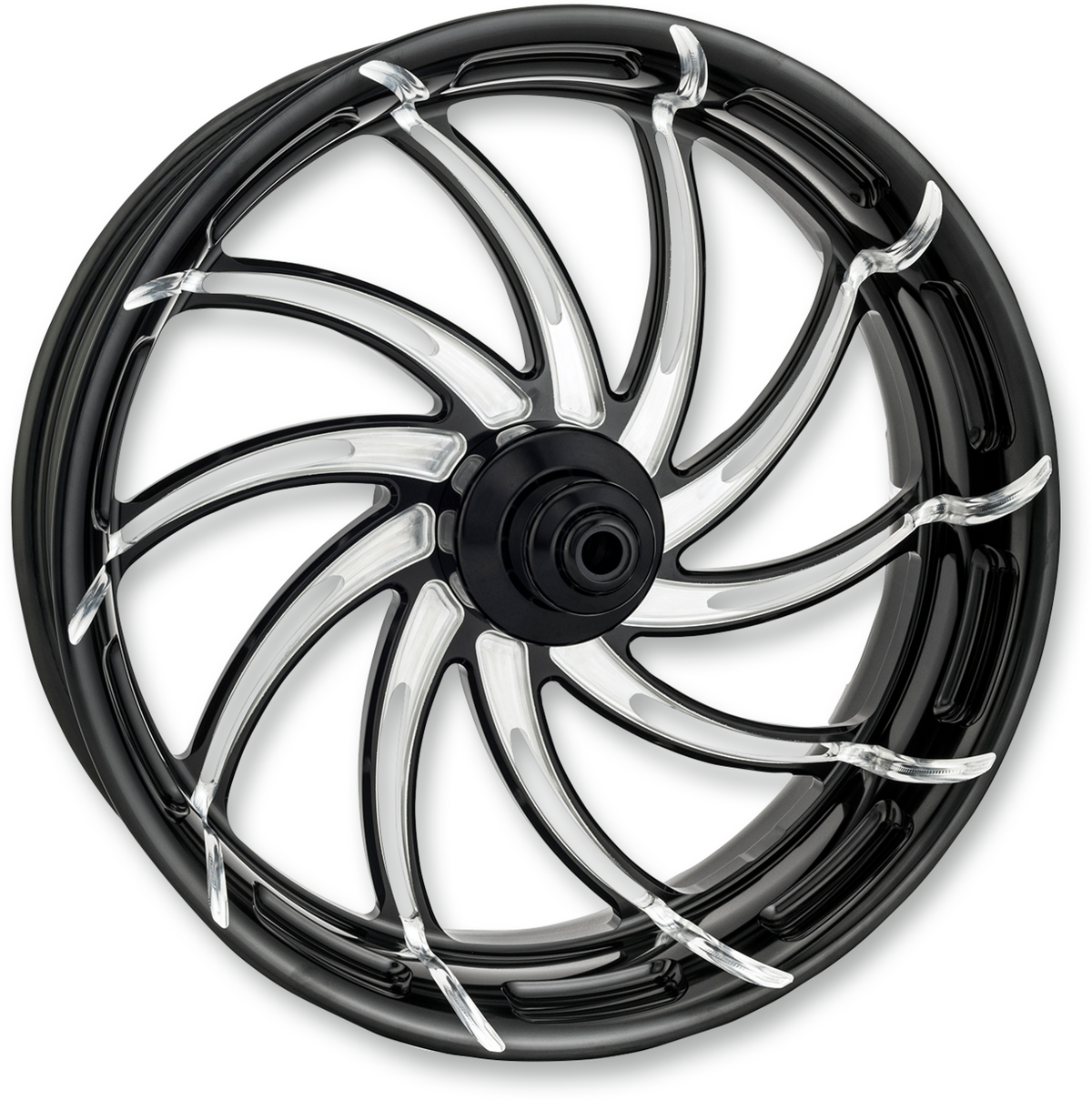 Wheel - Supra - Front - Dual Disc/With ABS - Platinum Cut™ - 21x3.5 - '08+ FL