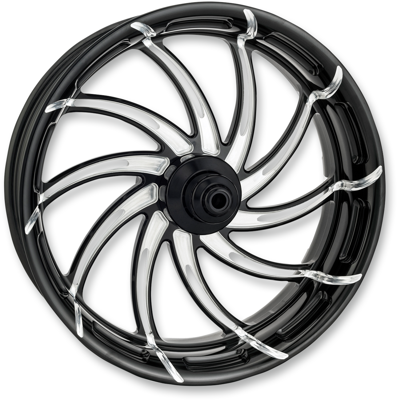 Wheel - Supra - Front - Dual Disc/With ABS - Platinum Cut™ - 21x3.5 - '08+ FL