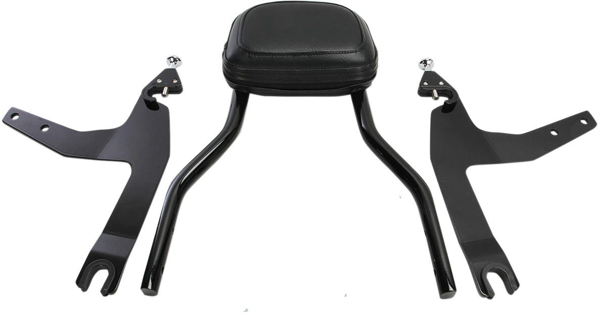 Backrest Kit - 14" - Black - Softail
