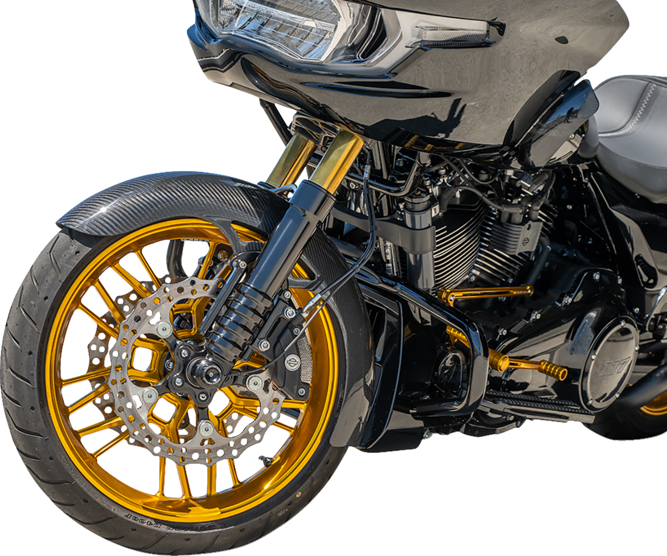 Carbon Fiber Front Fender - Wrapper - 19" - FLT '24-'25