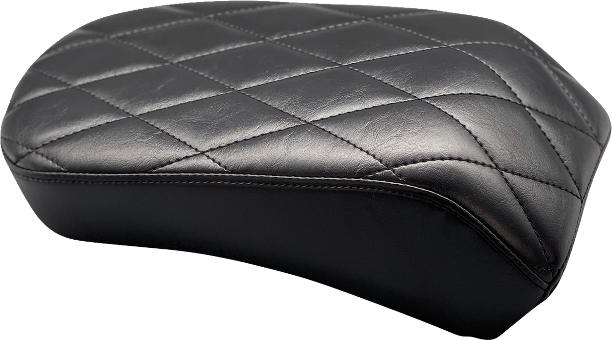 Bare Bones Pillion Pad - Diamond - Black - FL/FX '18-'22