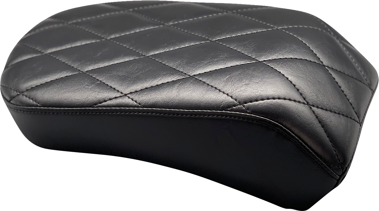Bare Bones Pillion Pad - Diamond - Black - FL/FX '18-'22