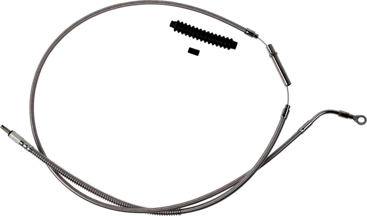 High-Efficiency Stainless Steel Clutch Cable For Harley-Davidson - +8" - '21-'24 FLH