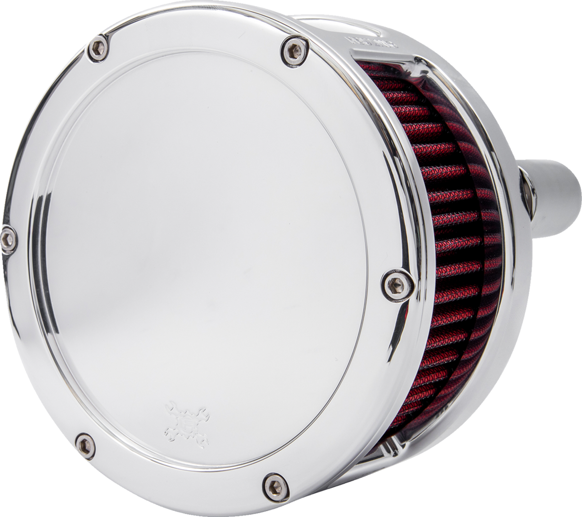 BA Series Air Cleaner Kit - Chrome - Red Filter