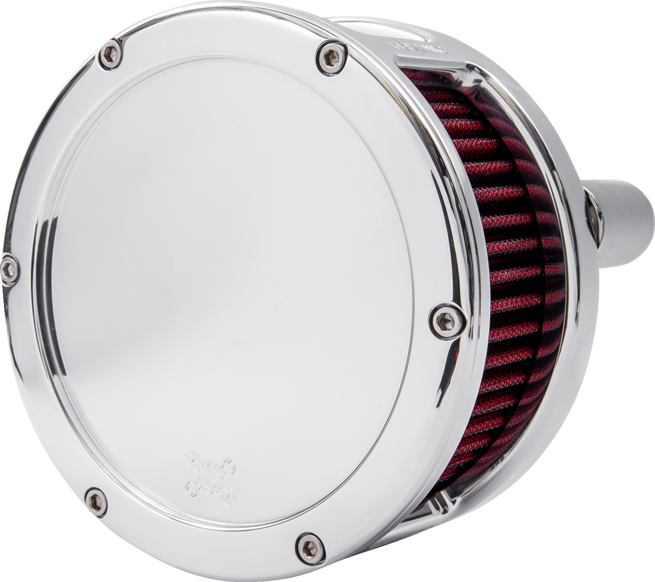 BA Series Air Cleaner Kit - Chrome - Red Filter