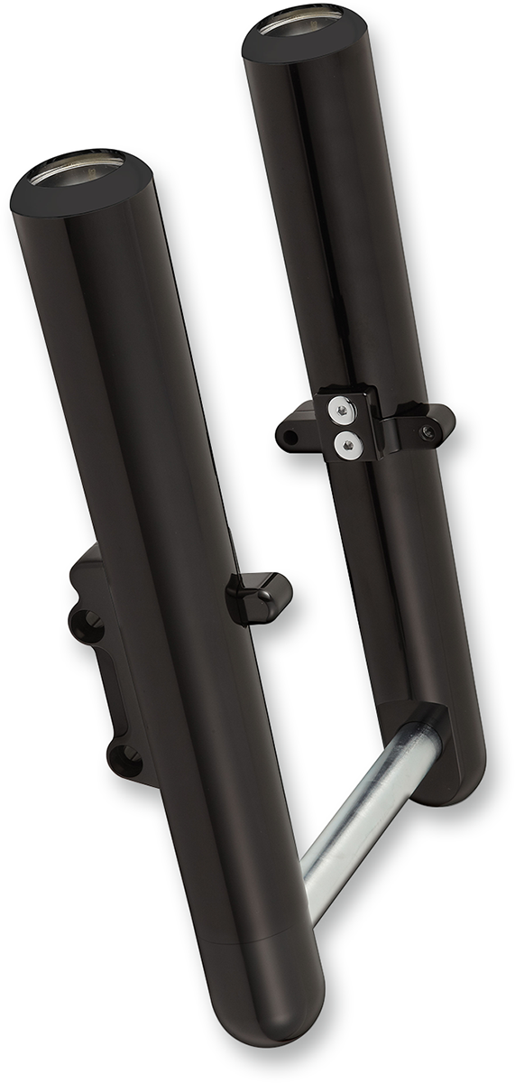 Fork Legs - Black Anodized - Hot Legs - Custom Single Disc - Smooth - '00-'07