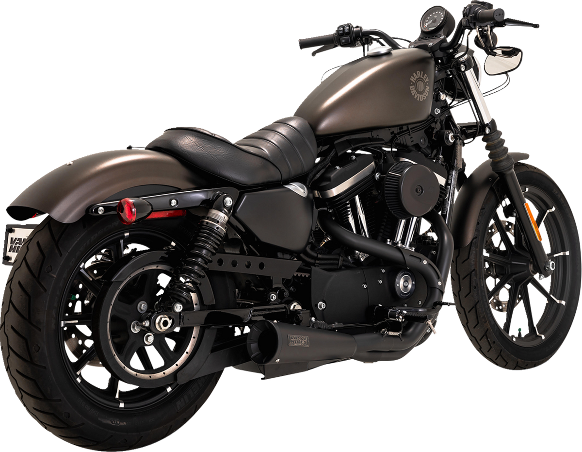 2-Into-1 Upsweep PCX™ Exhaust System - Stainless Steel - Black
