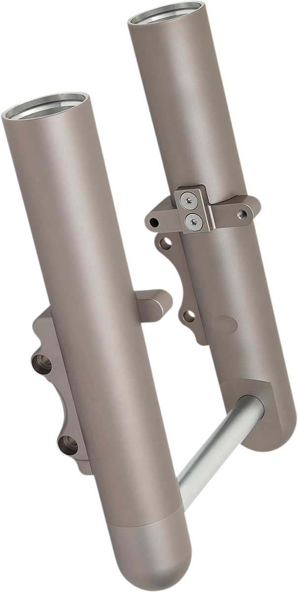Fork Legs - Titanium Anodized - Smooth - Dual Disc
