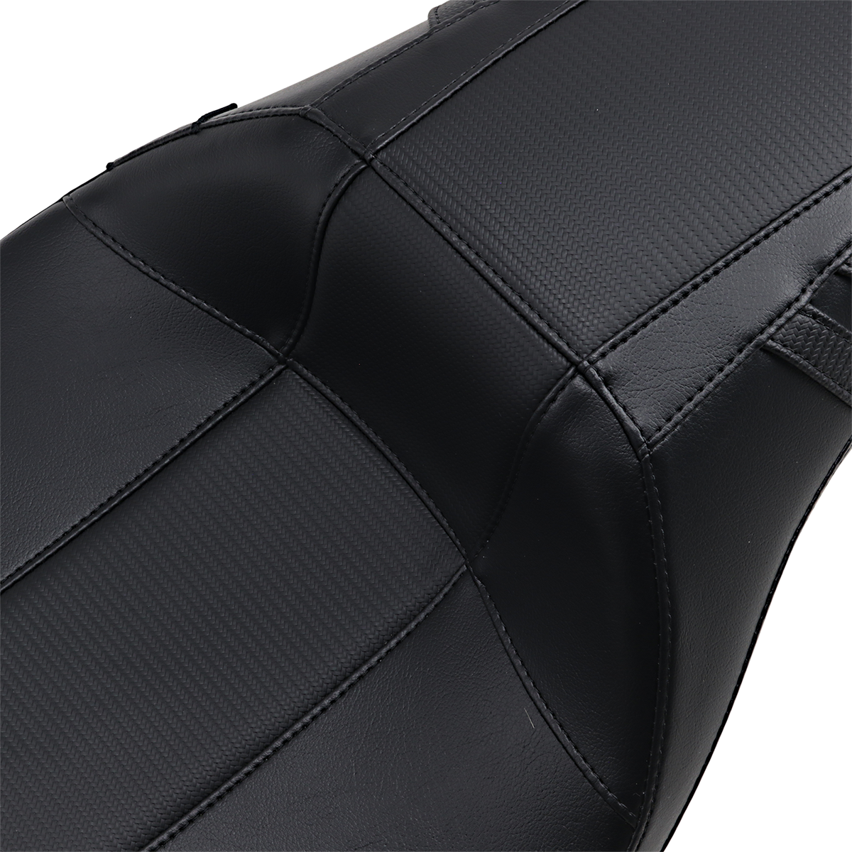 Outcast Daddy Long Legs Seat - Full-Length - W/O Backrest - Carbon Fiber Inlay - Black - FL '08-'23