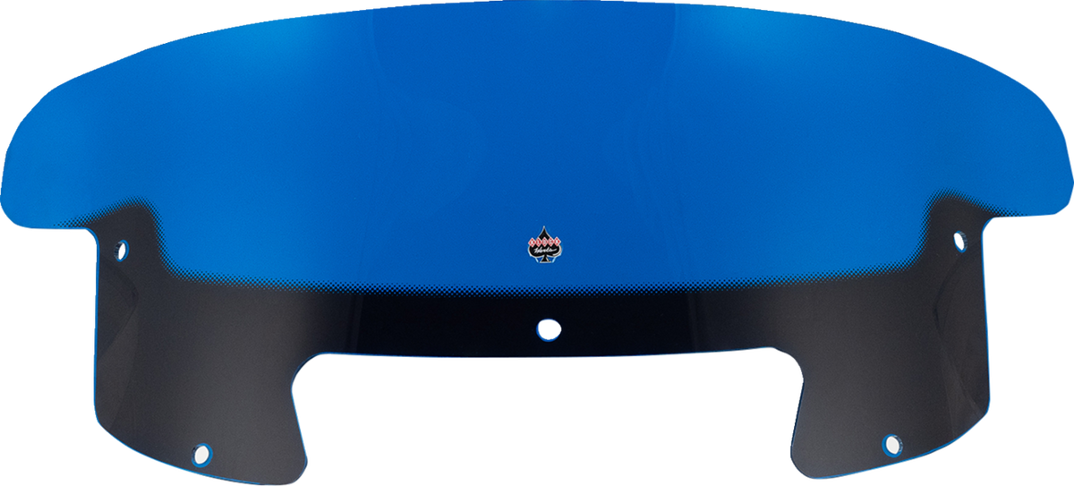 Kolor Flare™ Windshield - 8" - Blue - Indian