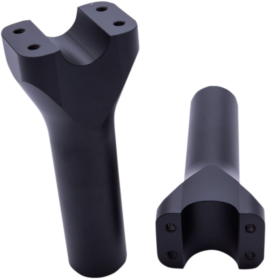Assault Handlebar Risers - 6" - Black