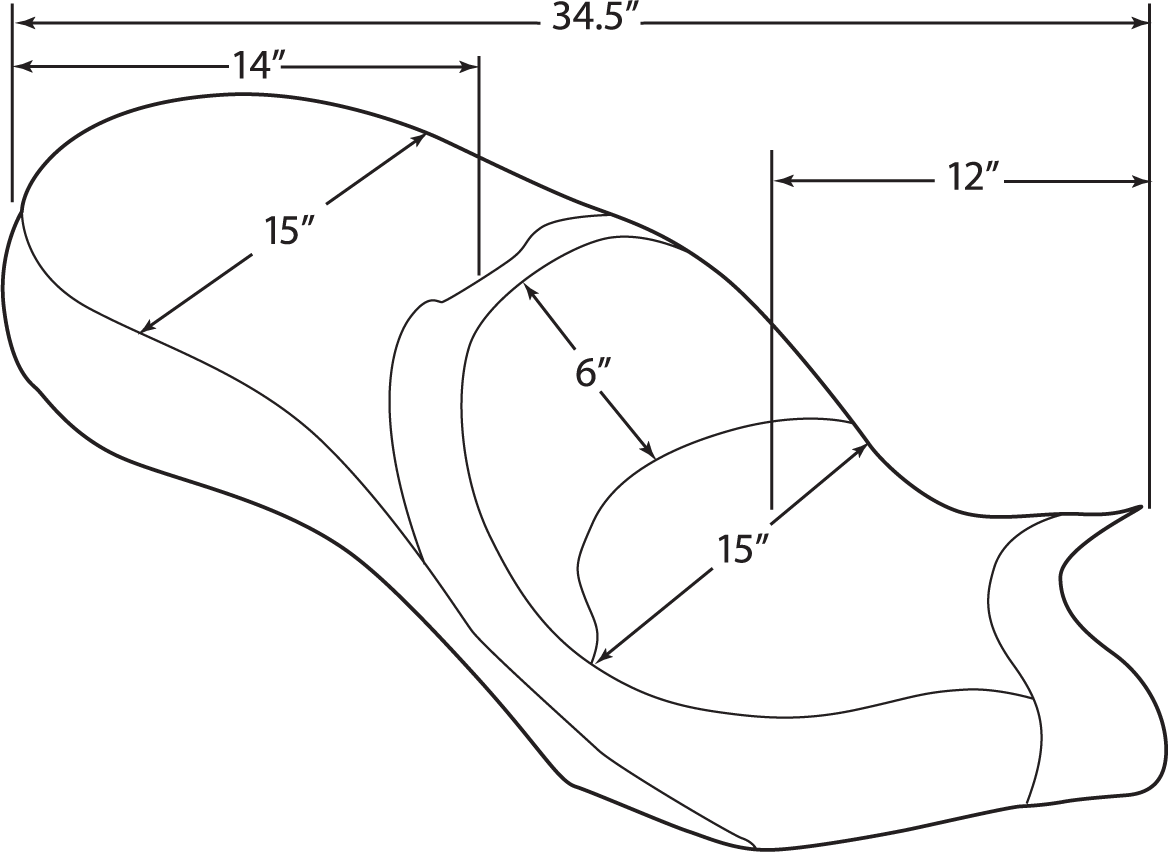 Low-Profile Touring Seat