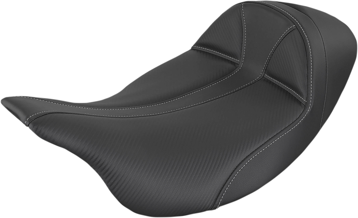 Dominator Seat - Low - Solo - Black W/ Gray Stitching - FL '08-'24