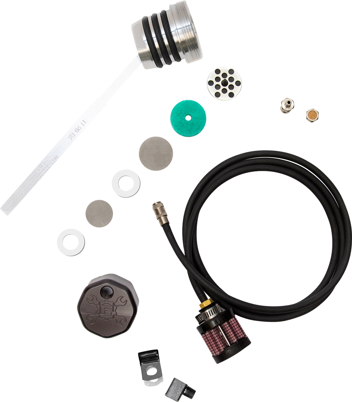 Vented Dipstick - Black - Touring