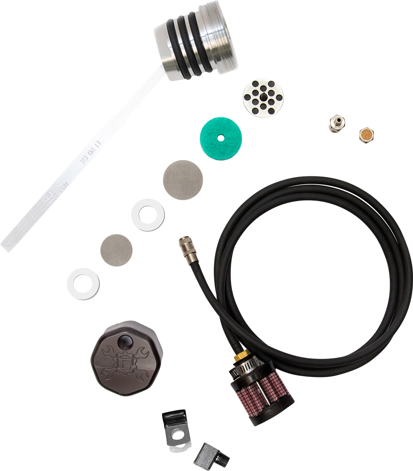 Vented Dipstick - Black - Touring