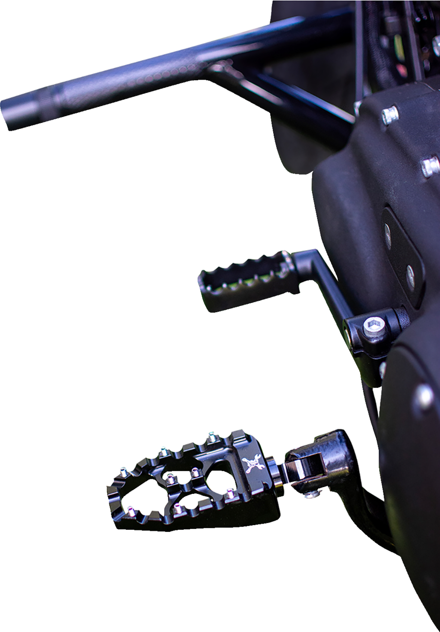 MX Evolution Driver Pegs - Black - Sportster/Dyna