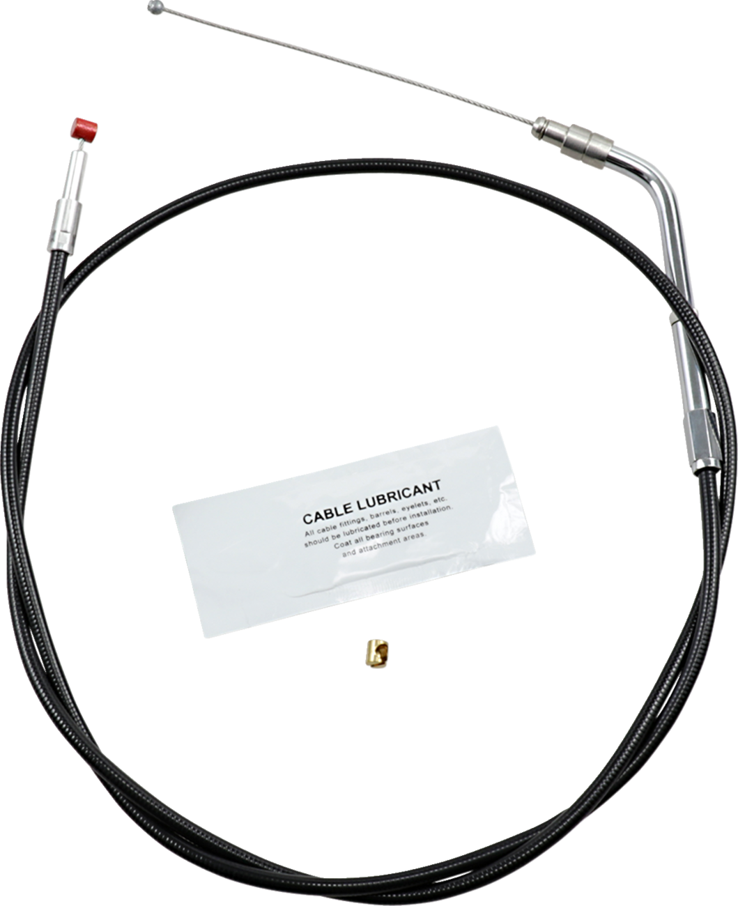 Black Vinyl Throttle Cable - 39-1/2" Length