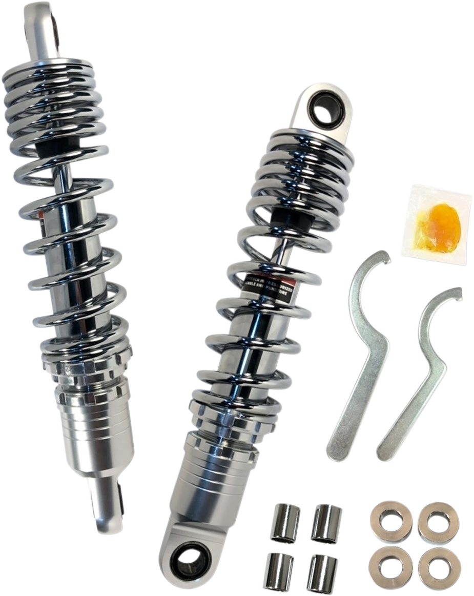 Premium Ride-Height Adjustable Shocks - 12.5" - Standard - Chrome