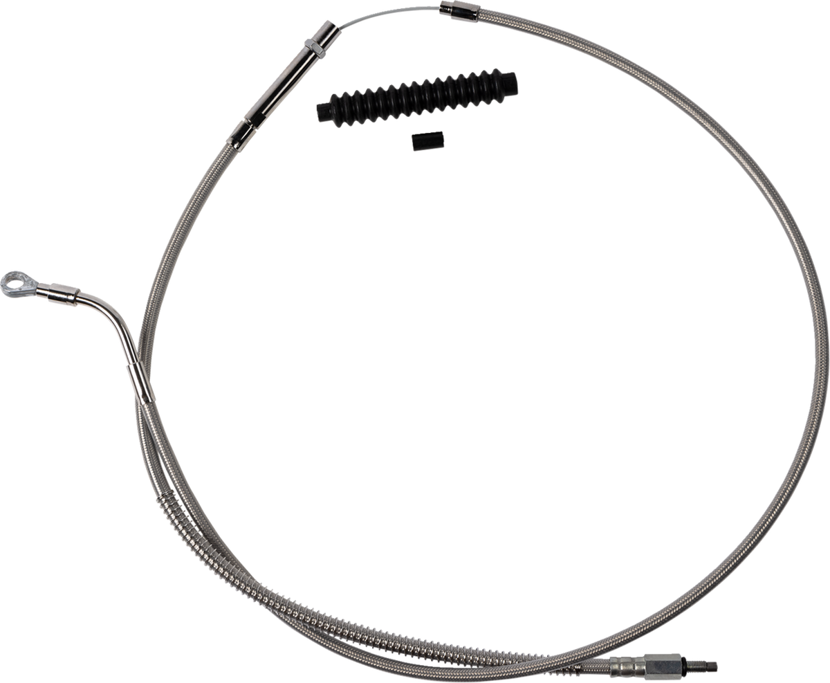 High-Efficiency Stainless Steel Clutch Cable For Harley-Davidson - Standard - '21-'24 FLH