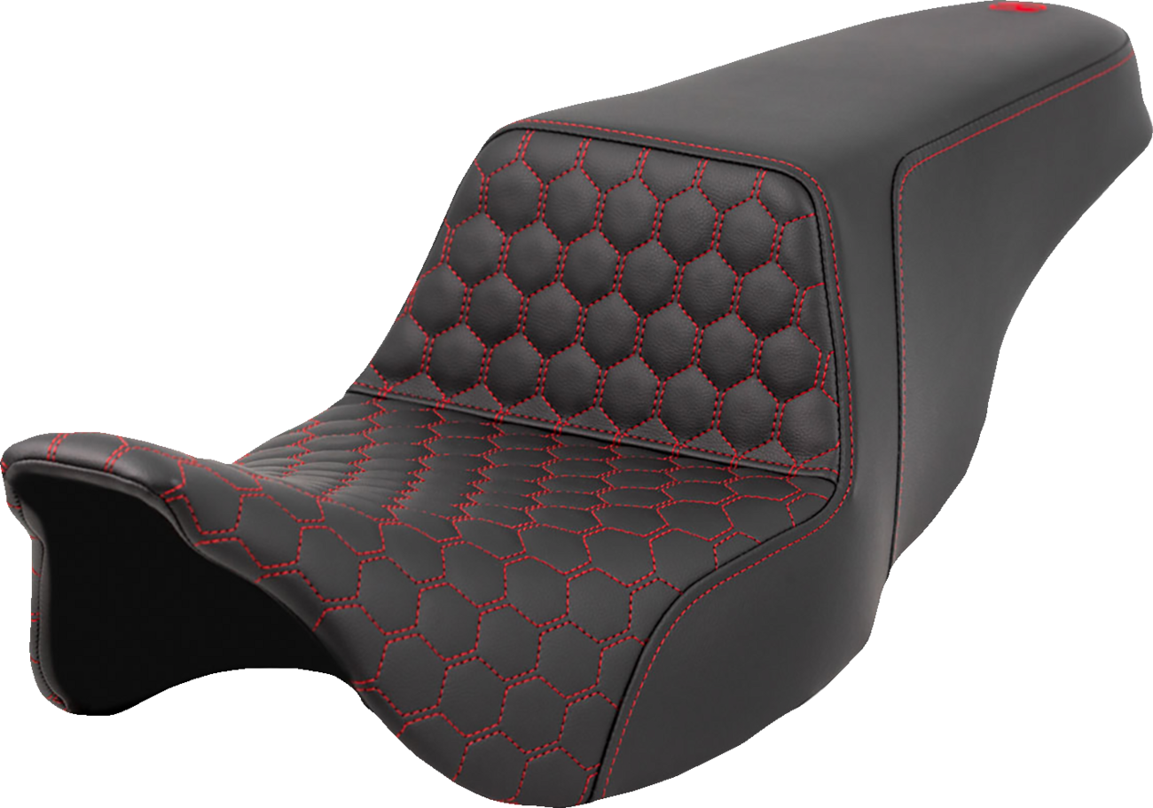 Step-Up Seat - Honeycomb - Red Stitching - FL '08-'23