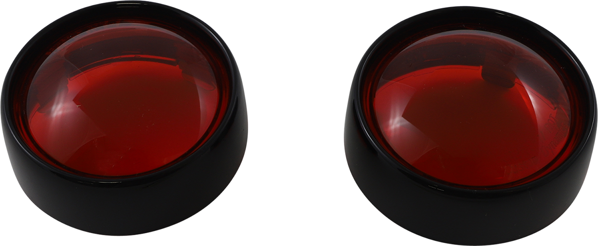 Bullet Signal Lenses - Black/Red