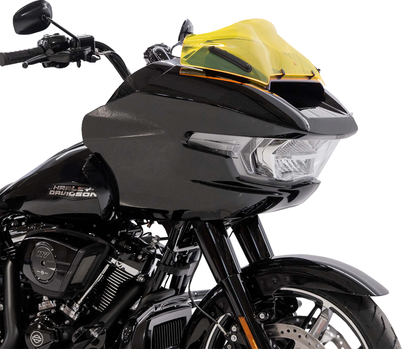 Ice Flare® Windshield - 8" - Yellow Ice - '23-'25 FLTRX