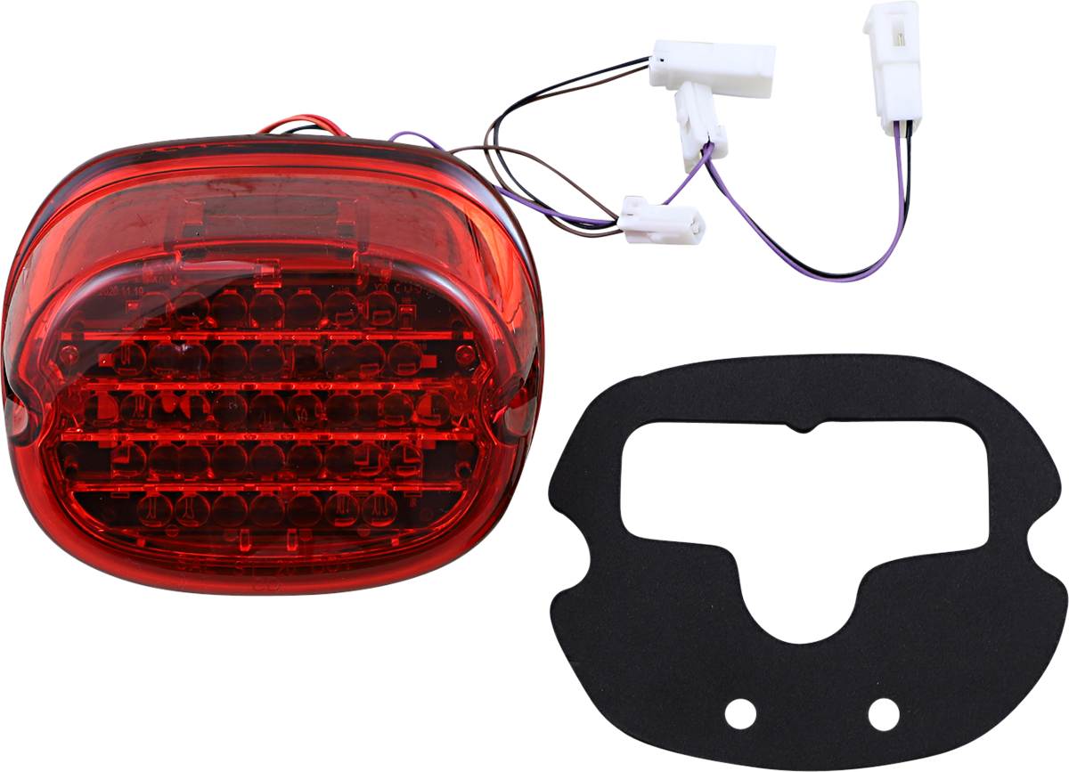 Taillight W/ Integrated Turn Signal - No Window - Red Lens
