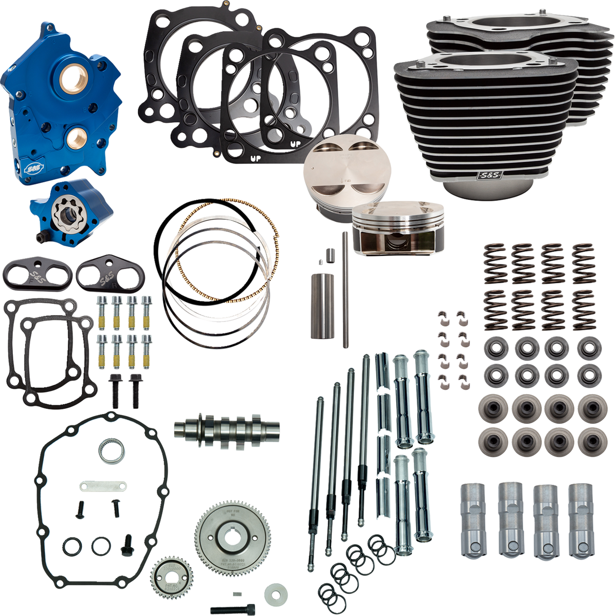 Power Pack - 4.375" Stroke - Water Cooled - Black W/Highlights - M8