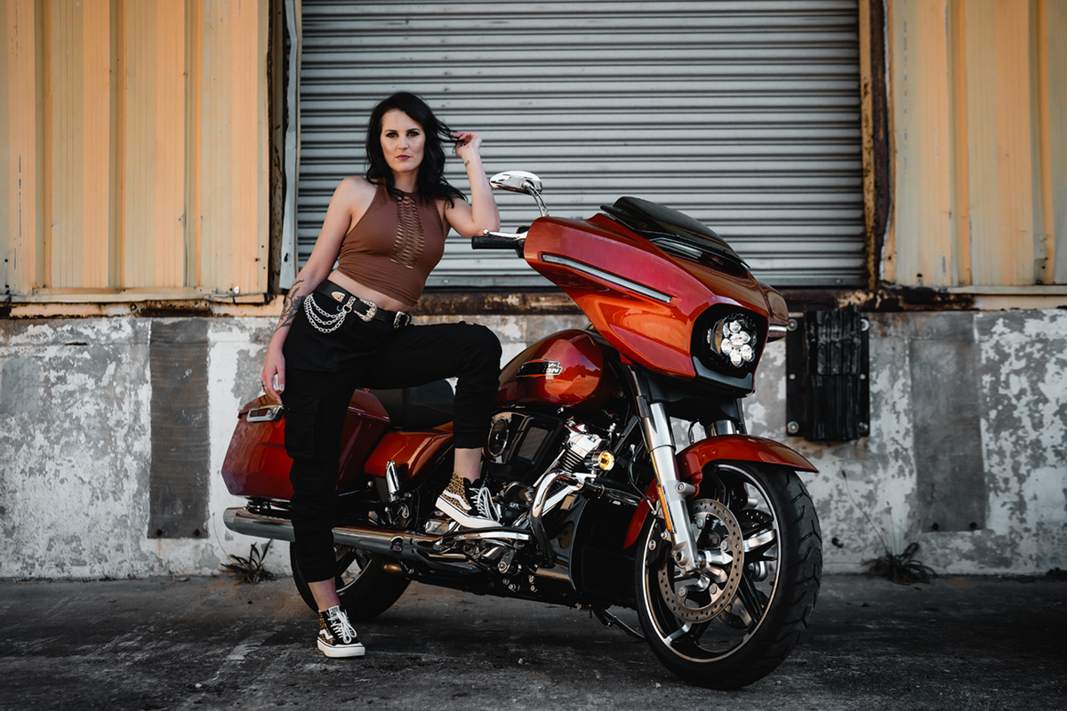 LED Headlight - Shark Demon® - FLHX/FLHL