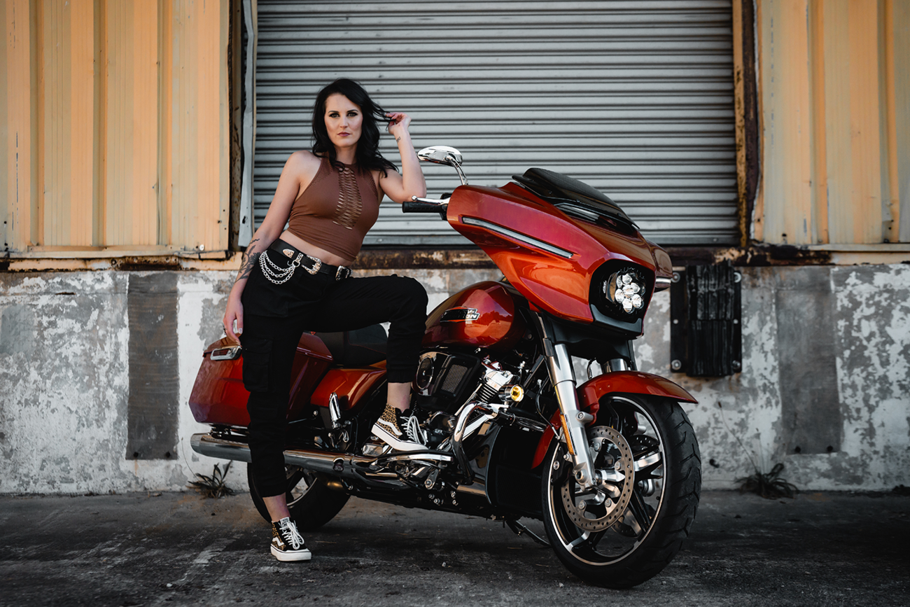 LED Headlight - Shark Demon® - FLHX/FLHL