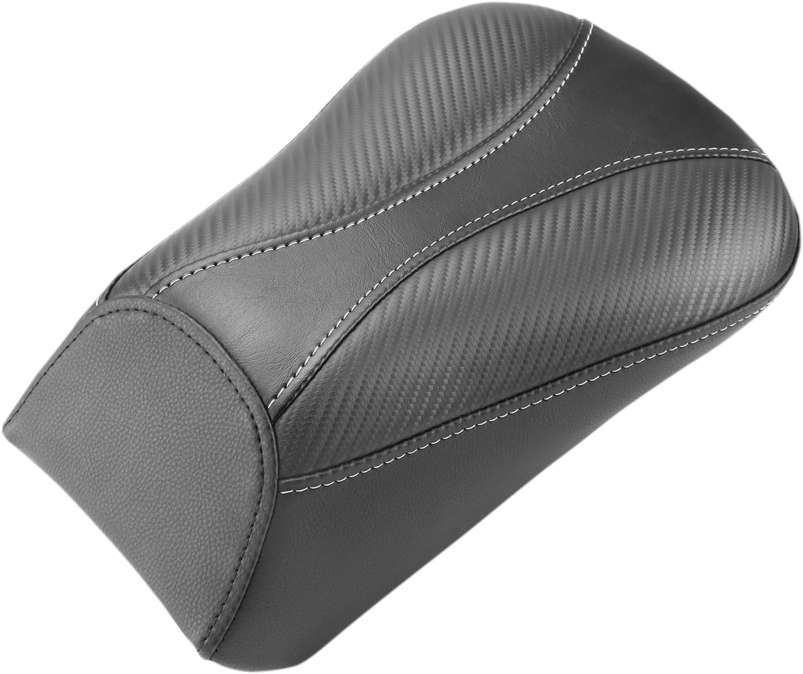 Dominator Pillion Pad - Standard Reach - Black W/ Gray Stitching - FL/FX '00-'06