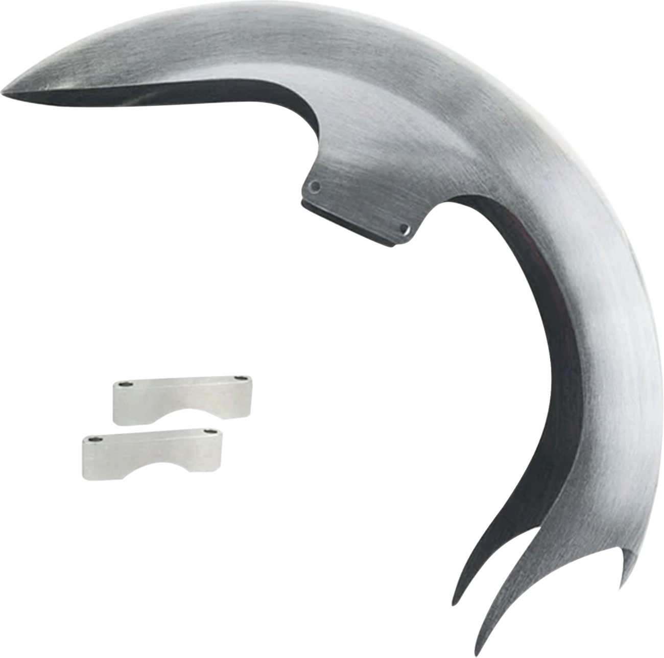 Talon Front Fender - 21" Wheel - With Satin Adapters - HD Touring/Trike