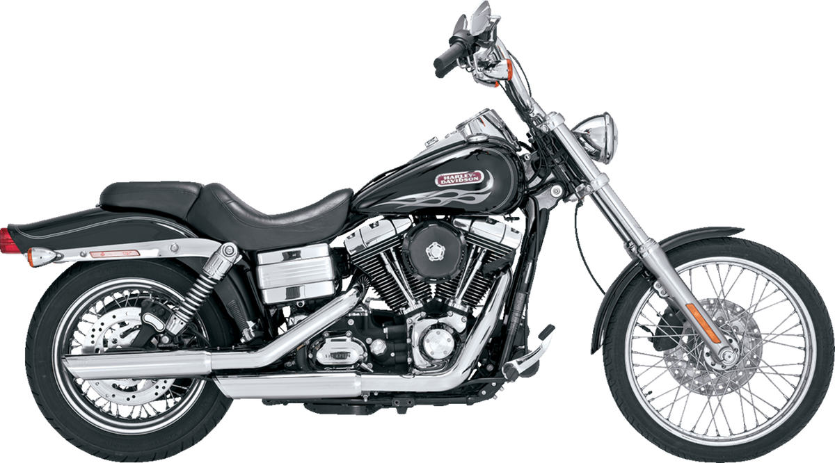 3" Twin Slash Slip-On Muffler - Chrome