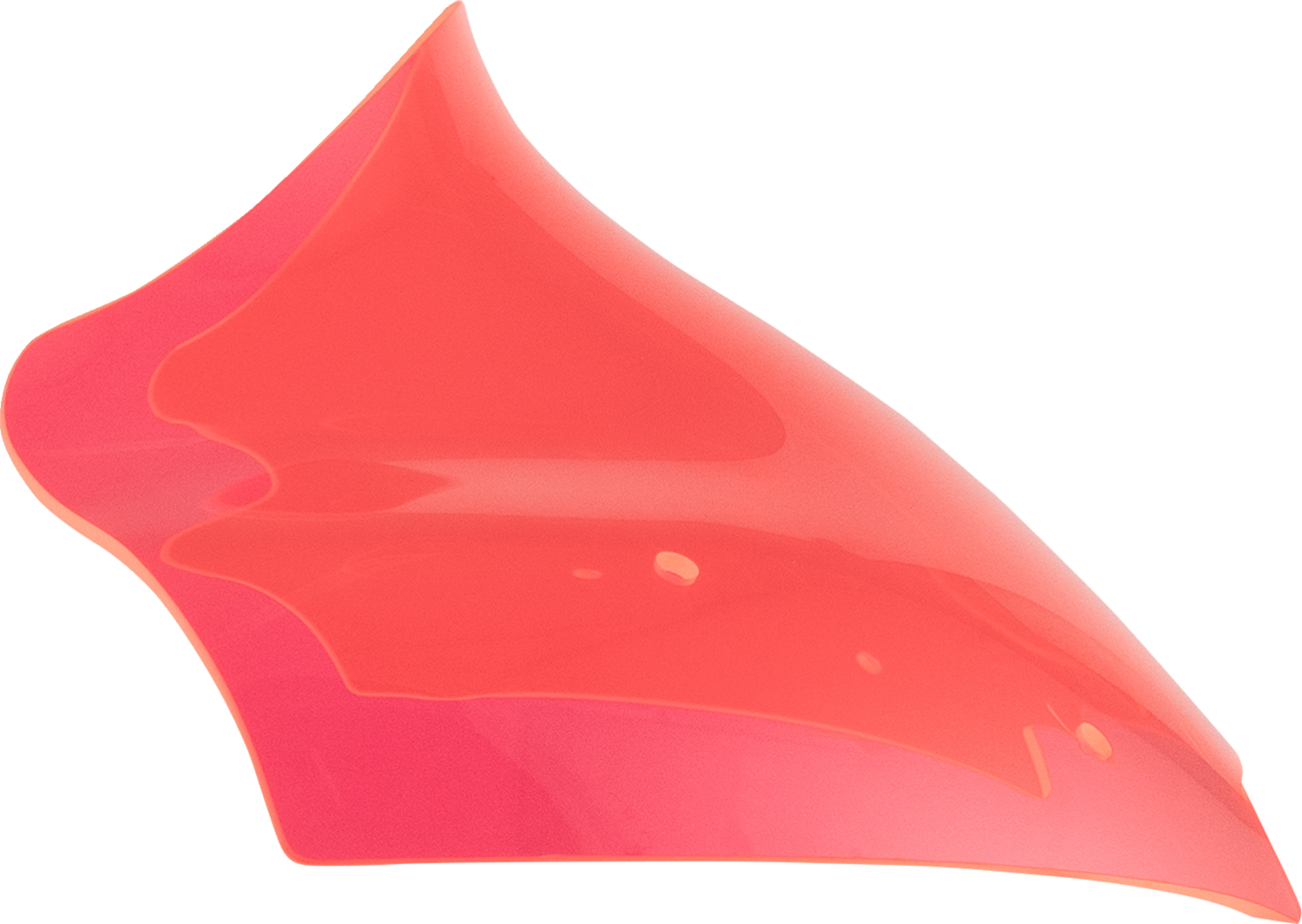 Ice Flare® Windshield - 10" - Pink Ice - '23-'25 FLTRX