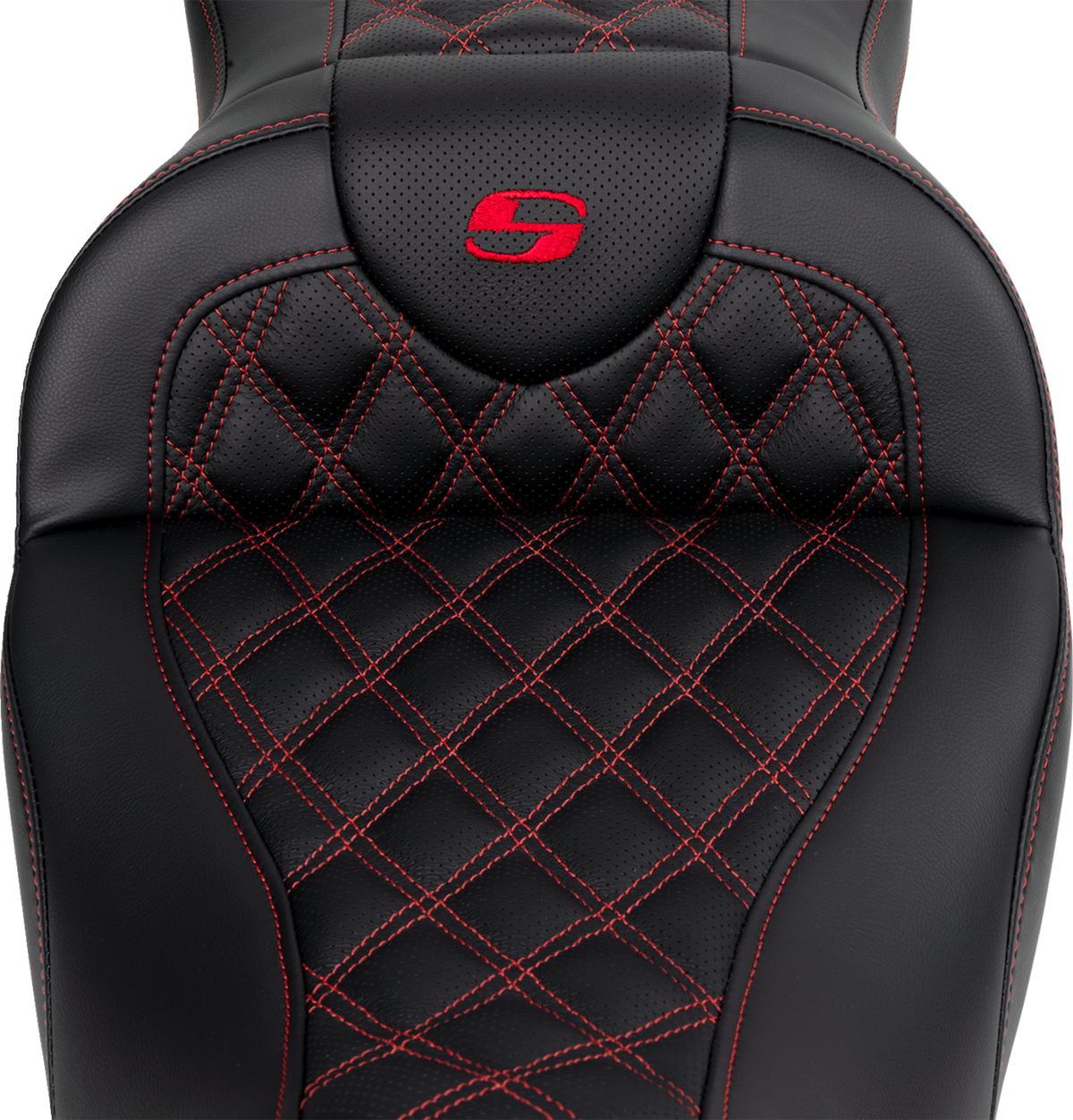 Roadsofa™ Seat - With Backrest - Red Stitch - FL '08-'23