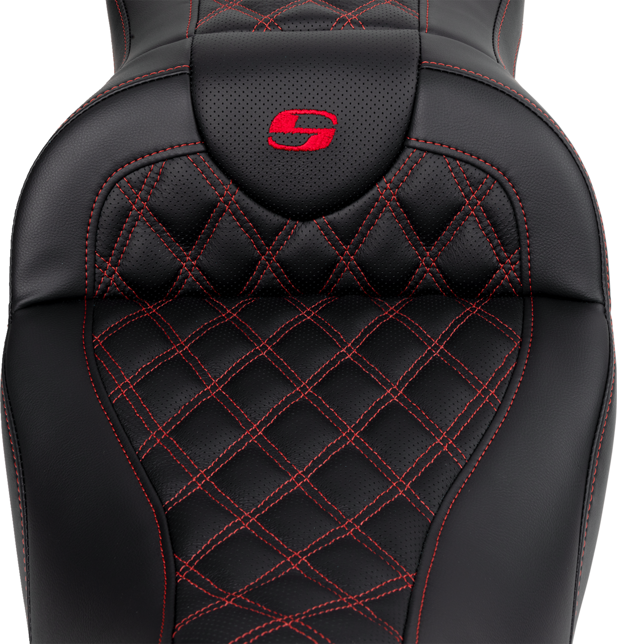 Roadsofa™ Seat - With Backrest - Red Stitch - FL '08-'23
