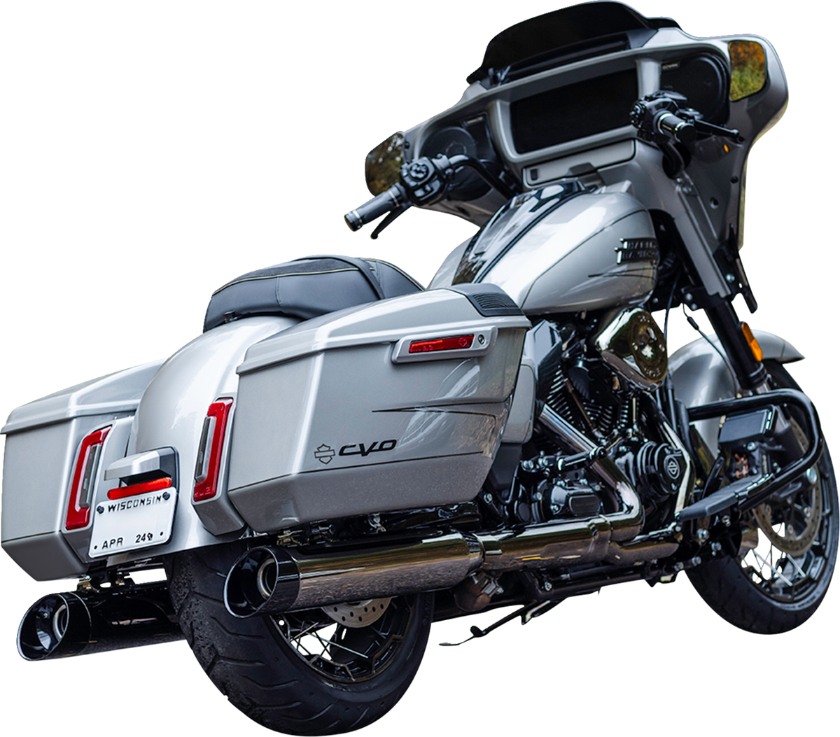 4-1/2" MK45 Performance Slip-On Mufflers - Lava Chrome - 50-State