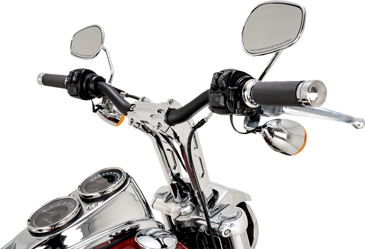 Phatbar & Riser Kit - Internal Wiring - 9" - Chrome