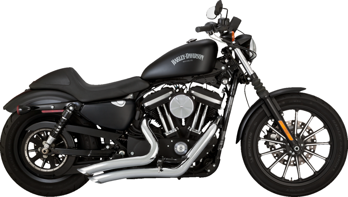 Big Radius Exhaust System - Chrome