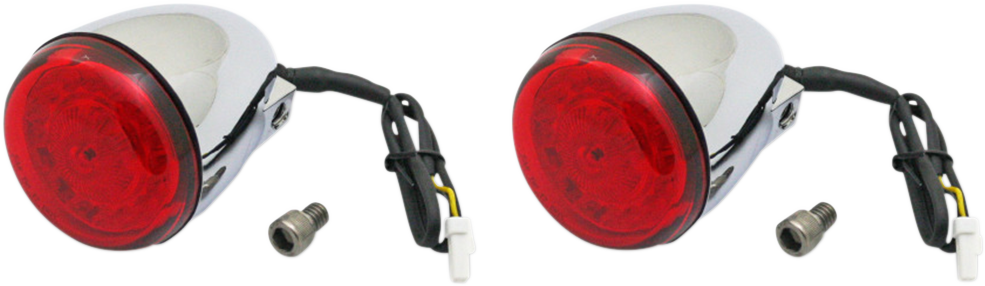 ProBEAM® Turn Signals - Chrome/Red