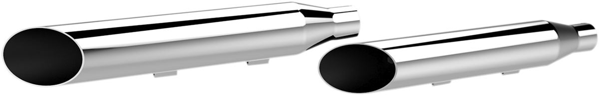 3" HP-Plus® Slip-On Mufflers - Slash-Cut - Chrome - XL