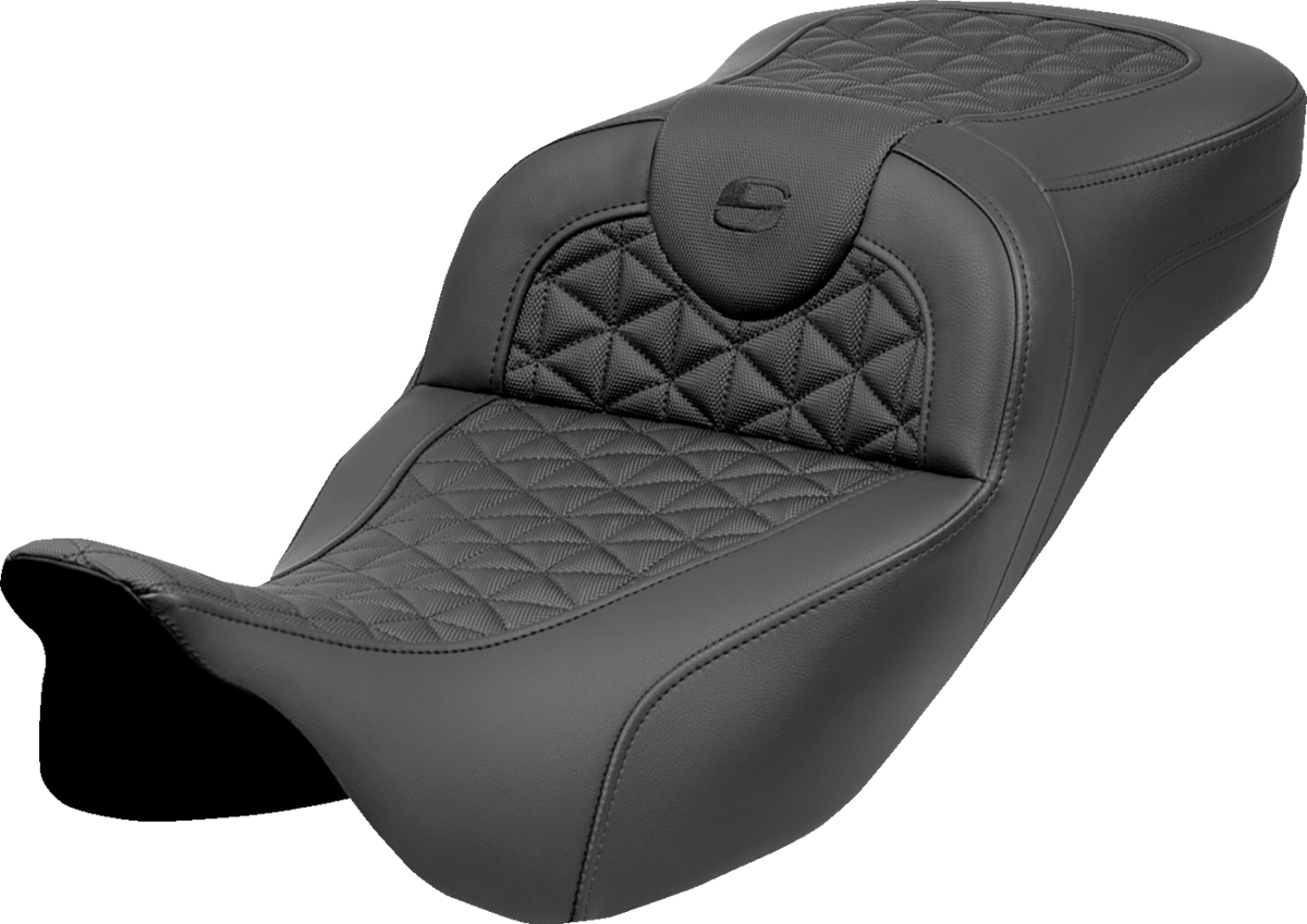 RoadSofa™ Tri Gripper Seat - Extended Reach - W/O Backrest - FLH/FLT '08-'25