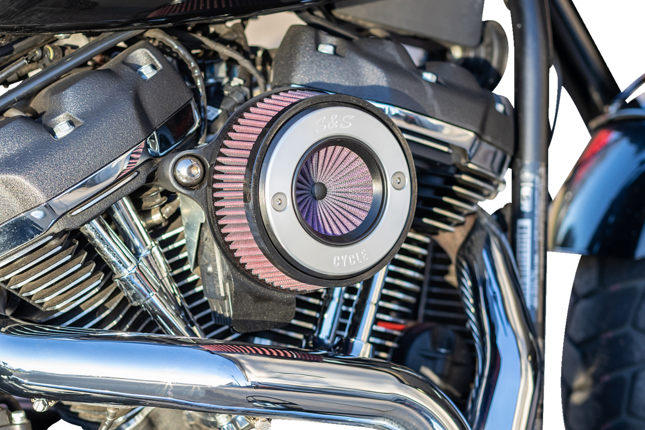 Air Stinger Stealth Air Cleaner Kit - Chrome Ring