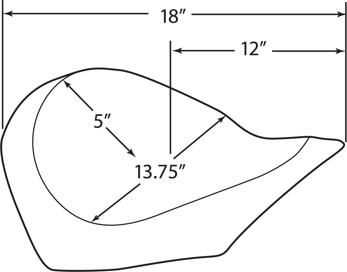 Low-Profile Solo Seat