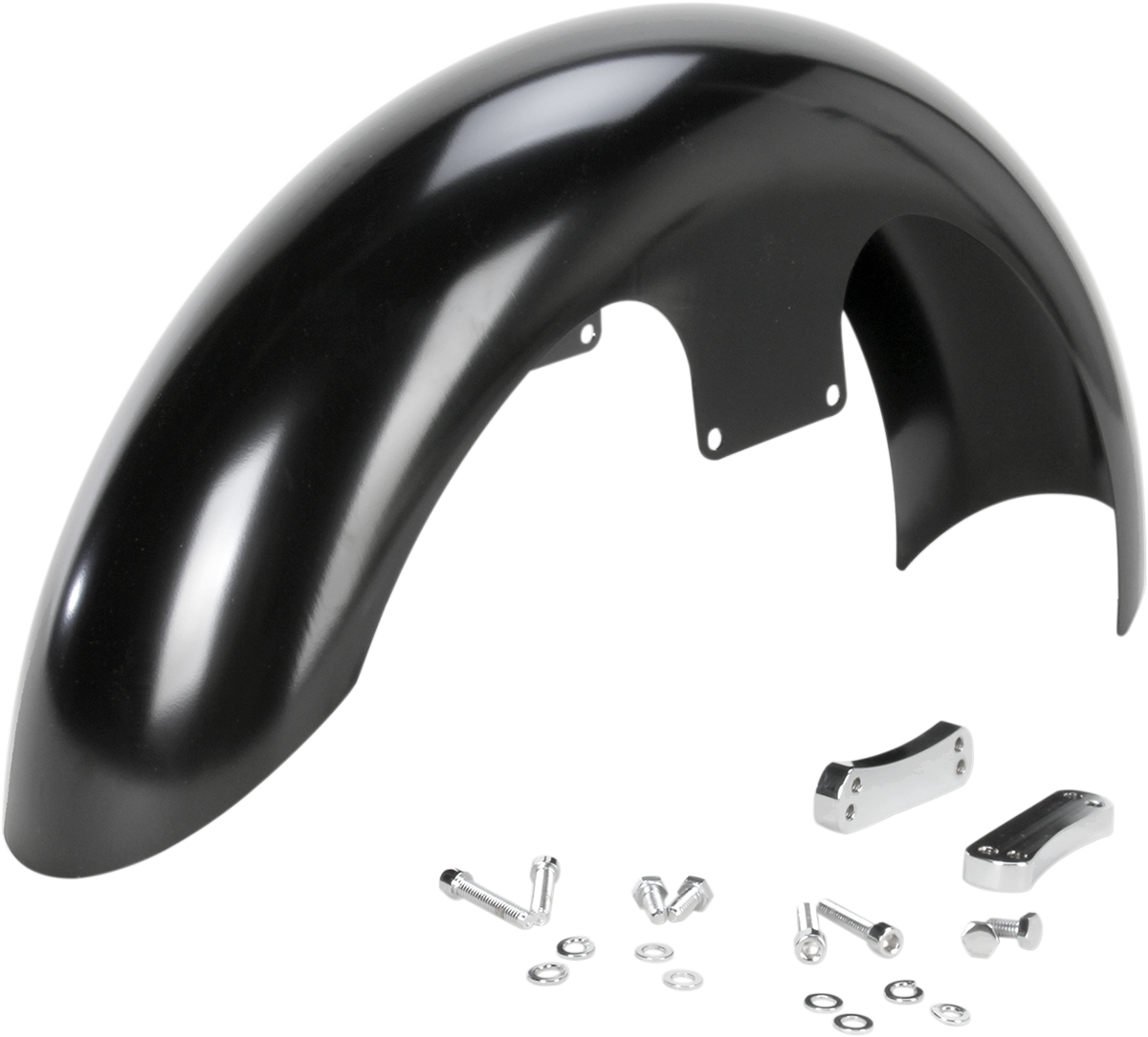 Slicer Front Fender Kit - Black - 19" - HD Dyna/Softail