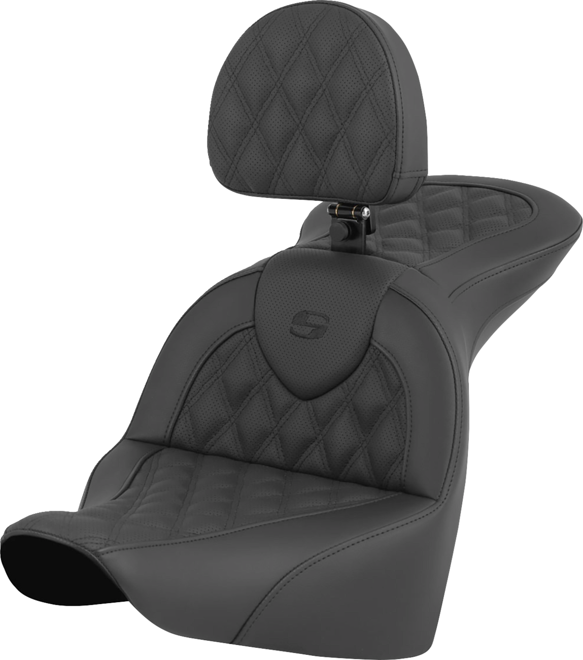 RoadSofa™ Seat - Lattice Stitch - With Driver Backrest - FLFB/FXBR '18-'24